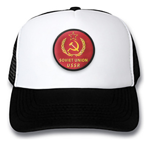 Gorra Gorro Trucker Pais Bandera Urss Letras Ban10