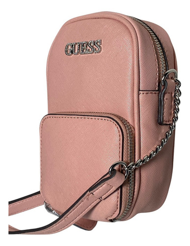Bolsa Zip Around Guess Factory C8601599-wml Color Rosa Pálido