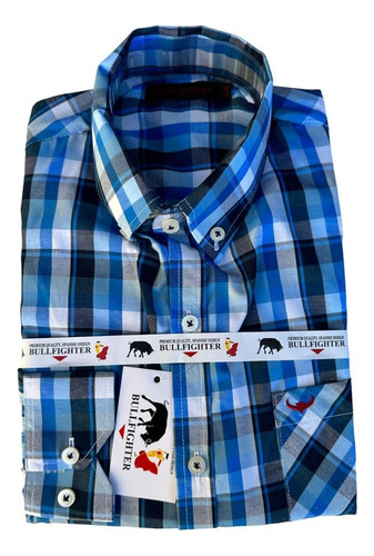 Camisa Masculina Bullfighter Xadrez Country Lançamento 
