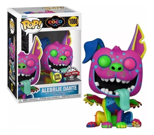 Funko Pop Disney Coco Alebrije Dante Glows Con Protector Msi