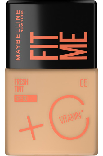 Base Fit Me Maybelline Fresh Tint Con Vitamina C X 30ml Tono 05