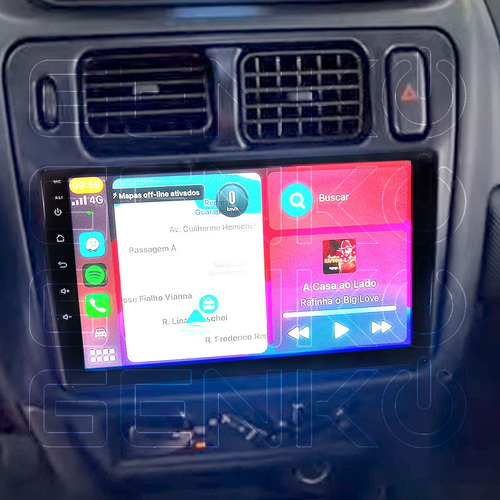 Multimidia Android 9polegadas Pajero Tr4 2003-2015 Carplay
