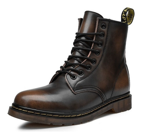 Hombres Zapatos Casual Cuero De Lujo Martin Botas De Tobillo