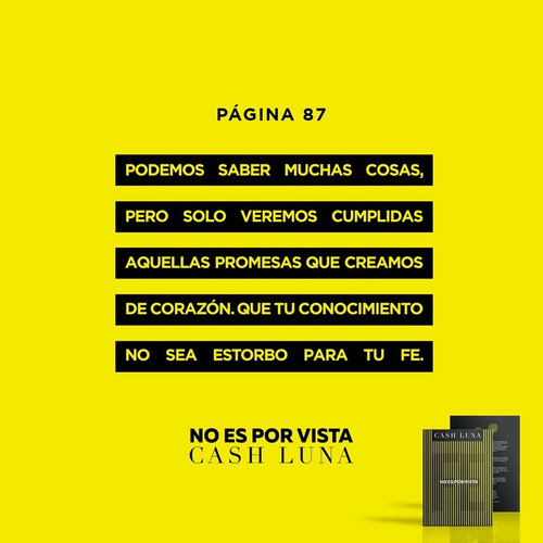Imagen 4 de 7 de Fe No Es Por Vista Cash Luna