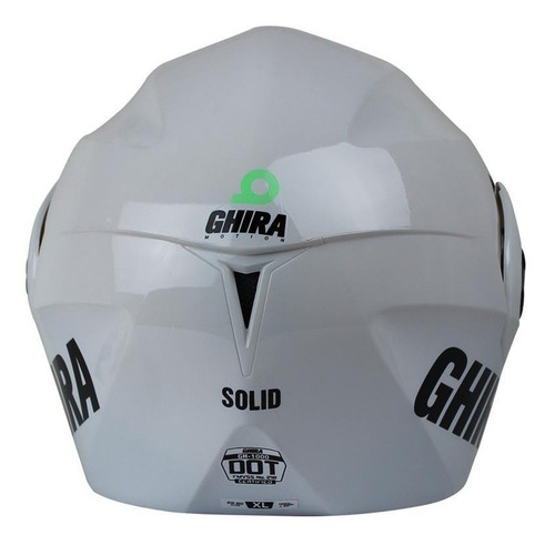 Imagen 3 de 6 de Casco Moto Abatible Ghira Gh1000 Con Gafas Certificado Dot