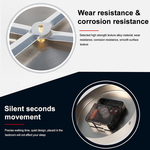 Imagen 10 de 10 de Reloj De Pared Cuarzo 3d Diy Acrílico Moderno Grande Nuevo