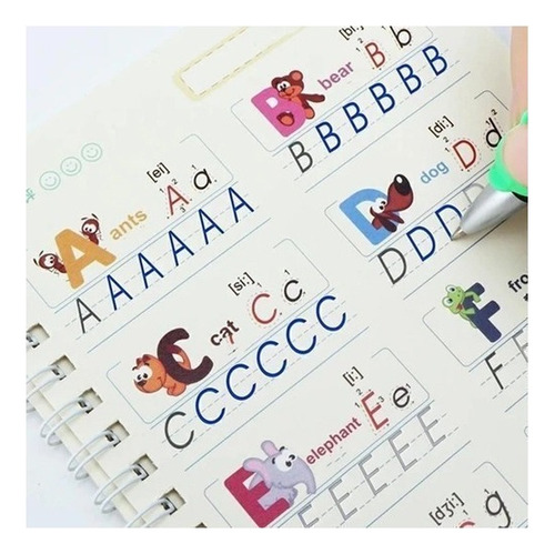 Conjunto De Cuadernos De Caligrafía Mágica Para Niños
