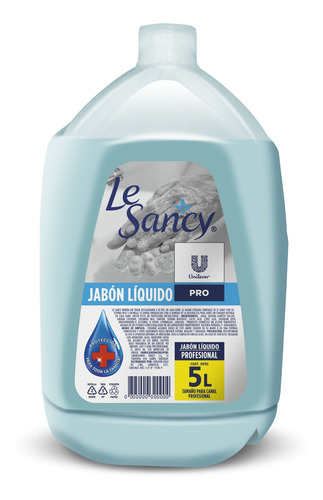 Imagen 2 de 3 de Le Sancy Jabón Líquido Hygienic Profesional 5l