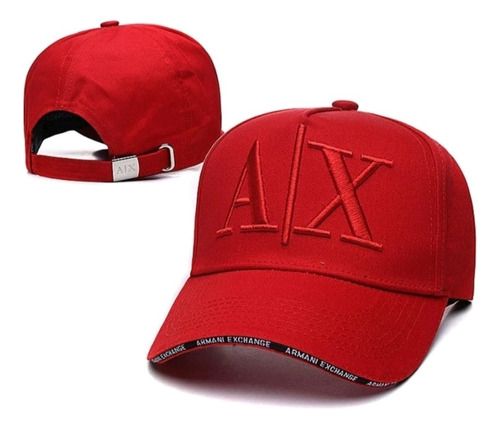 Gorra  Jockey Visera Curva Ax Red