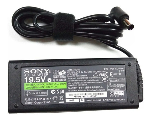 FOR SONY VAIO AC ADAPTER LAPTOP CHARGER VGP-AC19V19 19.5V O 