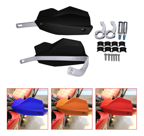Y Cubremanos Para Motocicleta, Protección Avanzada Negro