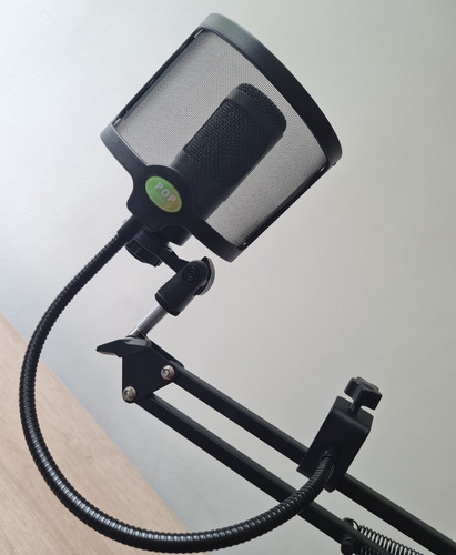 Filtro Anti Pop De Malla Metálica En U Para Micrófonos