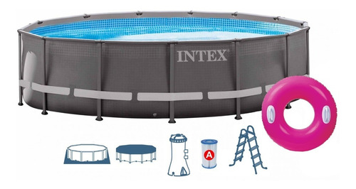 Pileta Estructural Intex Ultra Frame 427x107 Con Bomba + Acc