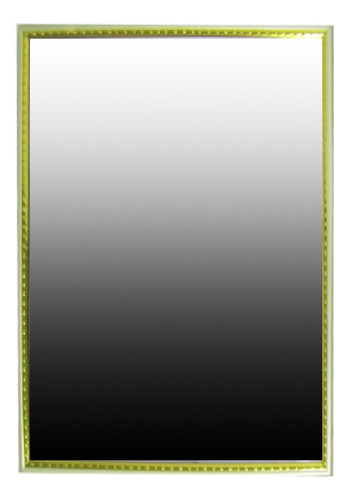 Espelho De Parede Com Moldura Retangular Decoração 35x27cm