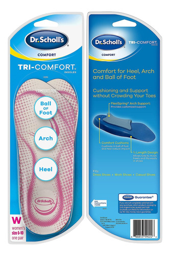 Plantillas Dr. Scholl's Tri-comfort Para El Talón