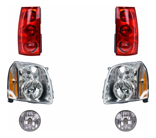 Neblineros + Calaveras + Faros Depo P/ Gmc Yukon 2007-2014