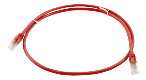 Satra 0102030305 - Patch Cord Utp Cat6 3m, Rojo.