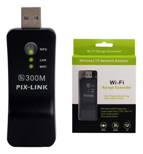 Repetidor Inalámbrico Mini Extensor Wifi Portátil De 300 M