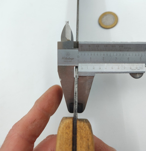 Cuchilla Campera Antigua Cabo Madera (mod1) - Cuchilleria (Usado)