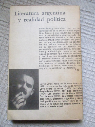 David Viñas - Literatura Argentina Y Realidad Política