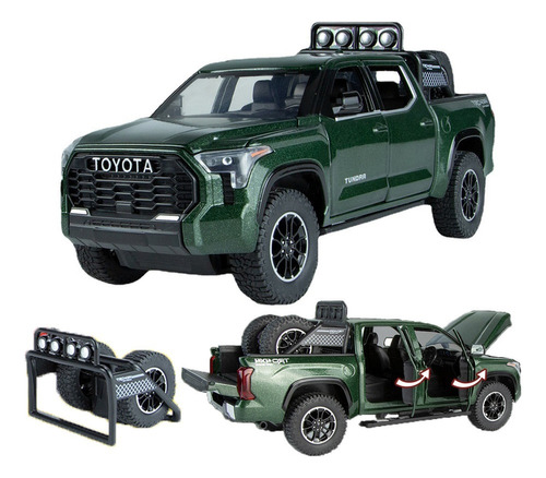 Coche Metálico Toyota Tundra Camioneta Todoterreno Miniatura