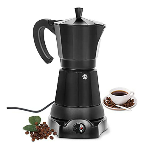 Cafetera Eléctrica 6 Tazas Expresso Moka Maker