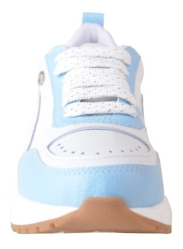 Imagen 3 de 8 de Zapatillas Urbanas De Cuero De Mujer Livianas Laki - Ferraro