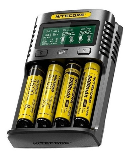 Cargador Baterías Nitecore Ums4 / Armeria Virtual