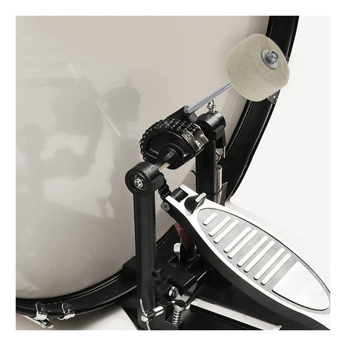 2pcs Pedal De Bombo Cheerock Con Fieltro Blanco