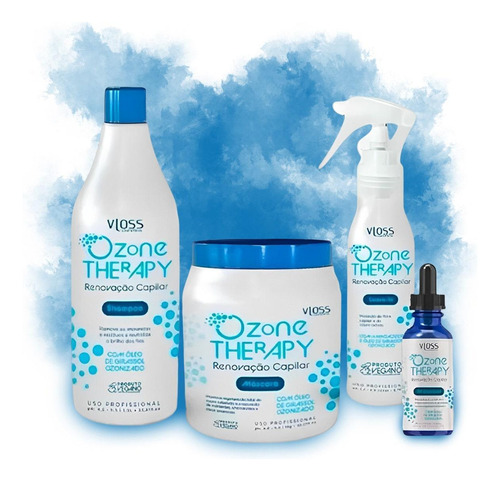 Kit Ozone Therapy, Tratamento Completo Para Queda Capilar