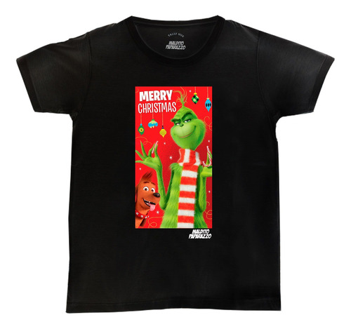 Grinch Felíz Navidad - Remera 100% Algodón