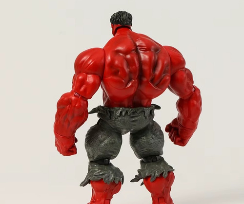 Figura Hulk Rojo Red Bruce Banner Articulada De Coleccion.