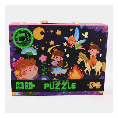 Puzzle Luminoso 96 Pcs Varios Diseños Niños