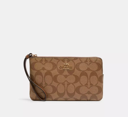 Wrislet Coach Largo Khaki (muñequera/billtera Dama)