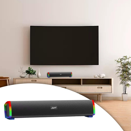 Alto-falantes Para Computador Home Theater Rgb Luzes