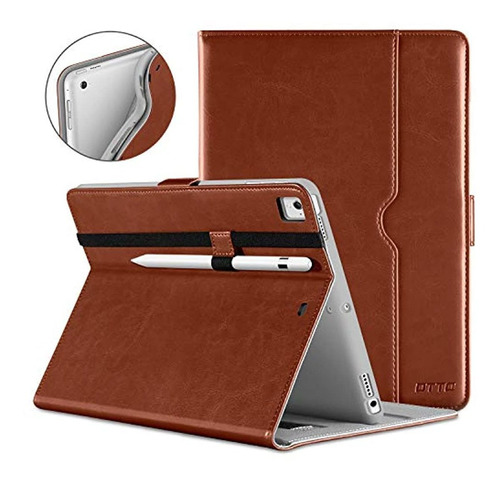 Estuche Para iPad En Cuero Sintético, Con Visión Multiángulo