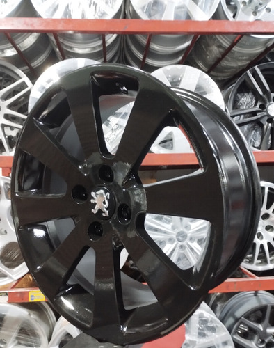 Llanta 17 Peugeot Citroen 407 408 (4x108) 5008 Negra Brillante