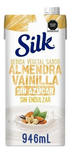 4 Pza Bebida Sabor Almendra Con Vainilla Sin AzĂșcar 9