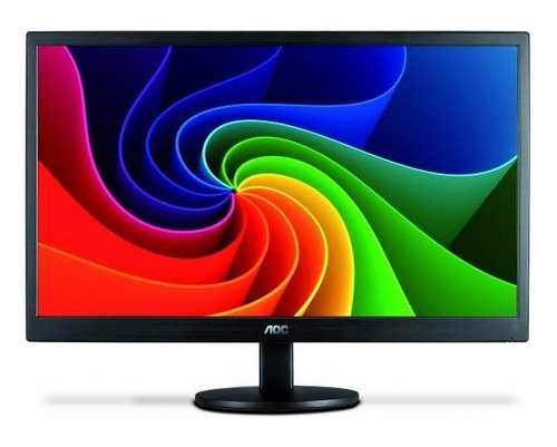 Monitor LED Aoc E2070Swnl Vga de 20 pies con cables, *semi-nv, color negro