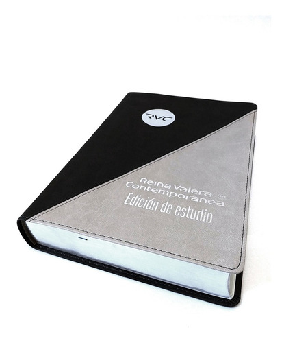 Biblia De Estudio Eco Cuero Gris Reina Valera Contemporánea