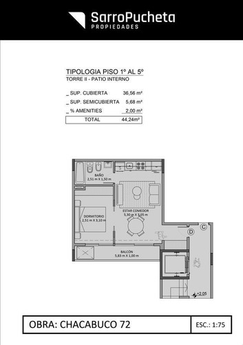 Imagen 23 de 23 de Venta Departamento 2 Amb - Haedo Sur (1c)