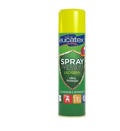 Tinta Spray Multiuso Premium Amarelo 400ml Eucatex