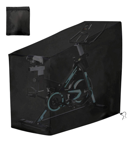 Xuuza Funda Protectora Vertical Para Bicicleta De Ejercicio 