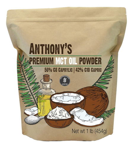 Suplemento Anthony's Aceite Mct Premium - g a $473