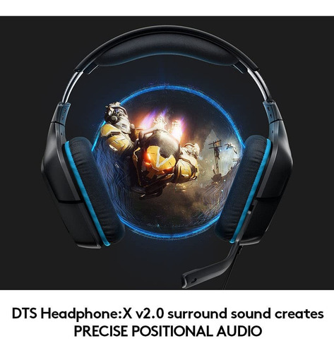 Auriculares Para Juegos Logitech G432 Dts Sonido Envolvente