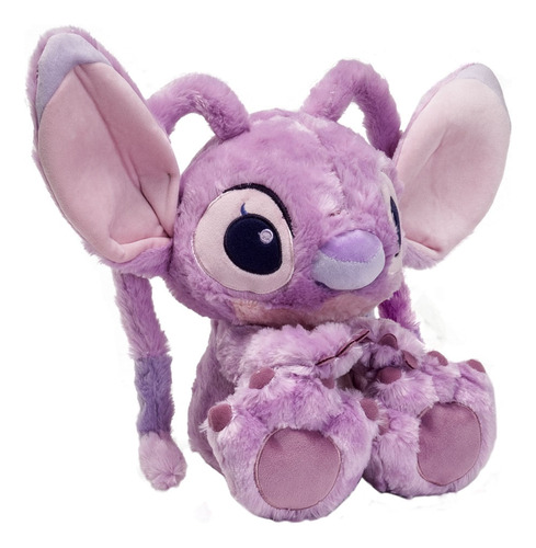 Pelúcia Boneco Stitch Angel Rosa Infantil Gigante Disney