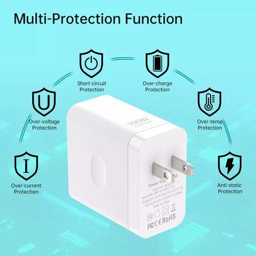100w Cargador Supervooc Para Oneplus 11 12 Ace 2 3 Pro Oppo