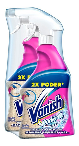 Quitamanchas Vanish® Para Alfombras 2 Botellas 650 Ml C/u