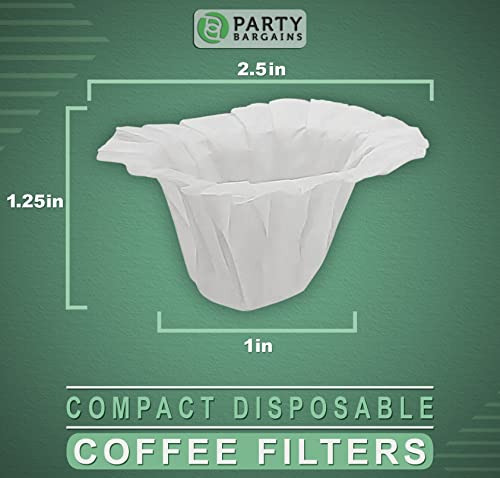 Party Bargains 300 Filtros De Café De Papel Desechables - Di
