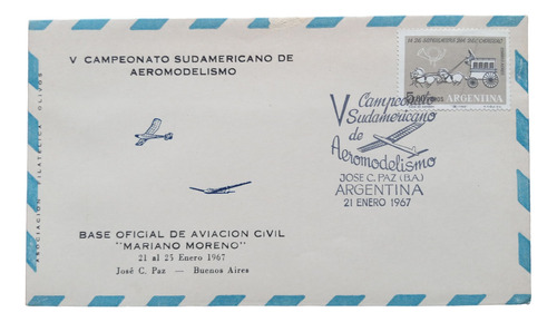 Aviacion Base Mariano Moreno 1967 Jose C Paz Aeromodelismo